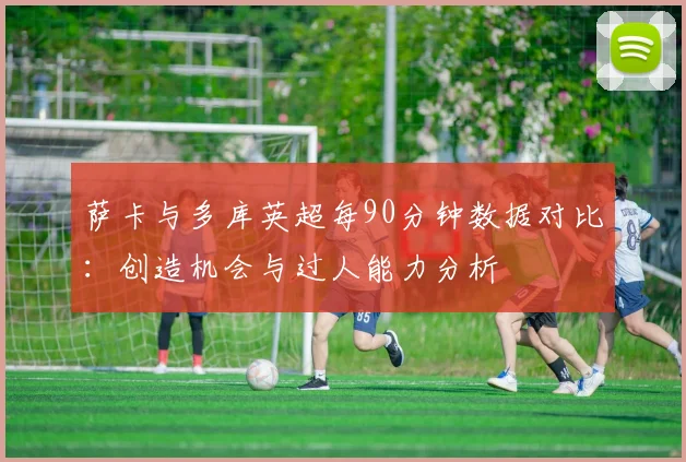 萨卡与多库英超每90分钟数据对比：创造机会与过人能力分析